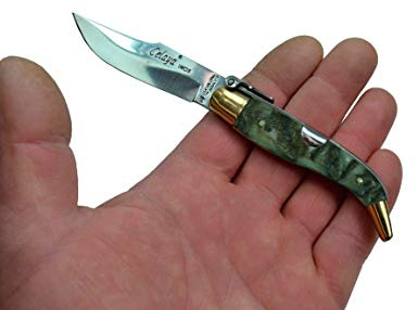 Klassisches Messer Albacete Celaya Messing Ram 7 cm