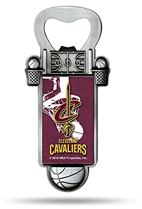 Rico Industries Unisex-Erwachsene Basketball-Flaschenöffner-Magnet, Silber