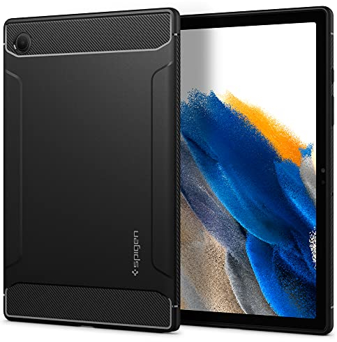 Spigen Rugged Armor Kompatibel mit Samsung Galaxy Tab A8 10.5 (2021) - Matt Schwarz