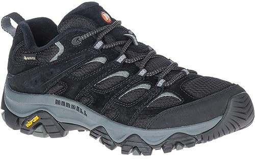 Merrell Women's Moab 3 GTX Waterproof Walking Shoe, Black, 4 UK