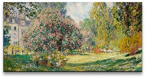 Remaster 120x60cm Claude Monet Impressionismus weltberühmtes Wandbild The Parc Monceau