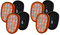 4 Filter Ersatzfilter Zubehör geeignet für Philips FC5005/01 SpeedPro Max Akkusauger FC6802, FC6812,FC6823, FC6826 Staubsauger Filter Ersetzt FC6826, XC7042, XC8045, XC8147, XC8347