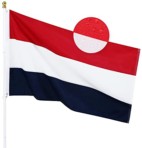 Jemen-Flagge, 90x150 cm für den Außenbereich, strapazierfähiges Nylon, genähte Streifen, farbecht, langlebig, Jemen-Nationalflagge, 90x150 cm mit Messingösen, Festival, Innen- und Außendekoration