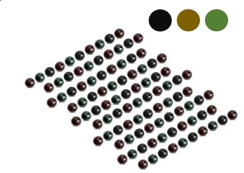 NEU AMZfishing® 100x Gummiperlen Angeln 5mm in DREI Farben | Karpfenangeln | Stopper Perlen Gummi | Angelzubehör | Gummistopper | Gummi Stopper | Stopperperlen | Angelzubehör Perlen | Gummikugeln
