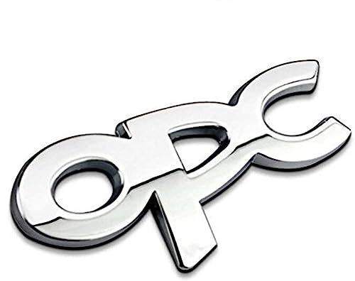 3D Metall Auto-Emblem-Abzeichen, für Opel OPC Auto Emblem Abzeichen Aufkleber Ersatz Abzeichen Aufkleber Aufkleber