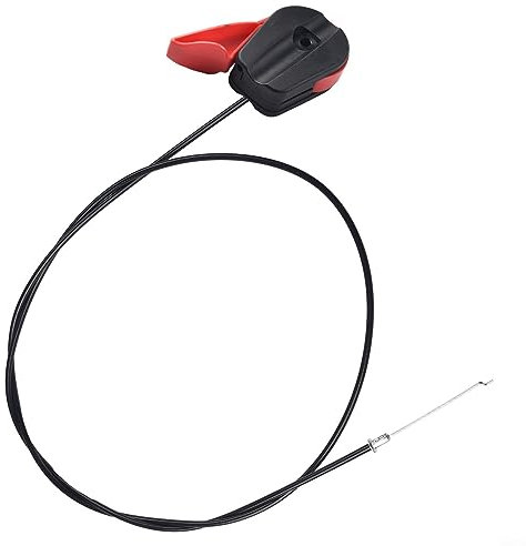 HEIBTENY Câble de commande d'accélérateur universel pour tondeuse à gazon 4 temps – Pour la plupart des tondeuses à 4 temps – Kit de poignée de commande à levier de commutation