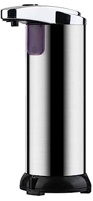 Oikabio Dispensador automático de jabón sin contacto con base impermeable, dispensador de jabón líquido de 250 ml para cocina, baño, hotel