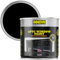 INNOV8 COATINGS UPVC Paint 750ml - Black - Satin Finish - No Primer Needed - Fast Drying - For Doors, Windows, Conservatories - Interior/Exterior - 10 Yr Durability - Pro Quality for Plastic & uPVC.
