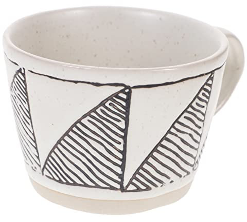 Amosfun Ceramic Cup Hand Painted Coffee Mug Lid Reusable Cup for Tea Juice Milk Personalised Ceramic Mugs Vintage Style