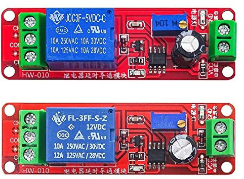 LEJDI 1 Uds 5V /12V Temporizador de retardo Interruptor monoestable módulo de relé NE555 oscilador de Coche(12v)