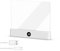 Justup Lightwedge-Buchlicht, LED 3-Farben Buchlampe Augenschutz Tragbares Platten-Buch-Leselampe, Wiederaufladbare Dimmen Timer Buch Lampe, Flache Leseleuchten für Bücher im Bett (Weiß)