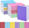 Malloom Confezione da 48 mini quaderni bianchi, per bambini, studenti, libri da disegno per accessori da ufficio (6 colori, 10,8 x 14 cm)