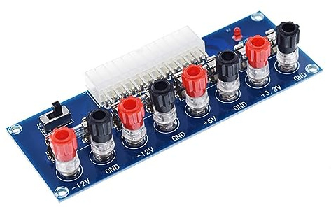 OSALADI ATX-stromversorgungsplatine Ausgangsanschluss ATX-übertragung Adapterplatine Für Desktop-pc-gehäuse Computerzubehör Ausgangssicherungen Hochwertige Verarbeitung Einfache