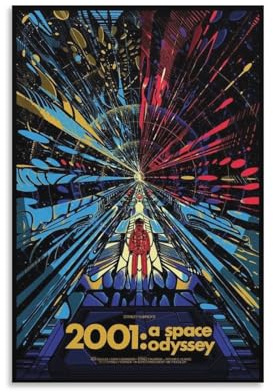 XYSWDD 2001 A Space Poster, Odyssey, Filmkunst, Wanddekoration, Poster, Familie, Bar, Restaurant, Garage, Café, Kunstschild, Geschenk, 20 x 30 cm