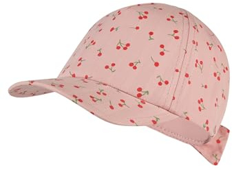 Sterntaler Basecap Kirschen – Basecap aus Baumwolle mit Kirschen-Print, Schleife hinten, Gummizug, pflegeleicht