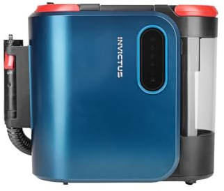 Genius Invictus F9 Waschsauger Textilreiniger Set 16 tlg, Fleckenreiniger Polsterreiniger mit starker Leistung, 4 Modi, LED Touch Display, Duales Tanksystem 1.6 L und 1.3 L, Bürsten Set