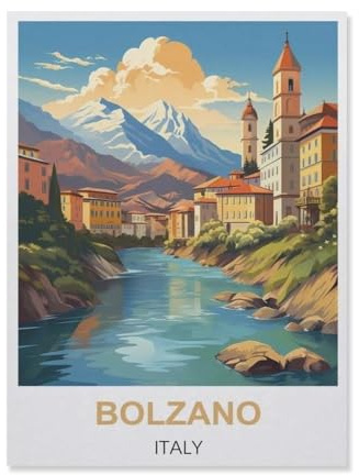 Puzzle 1000 Stück，Bozen Italien，Klassische Puzzle 3D Puzzle DIY Kit Papier Spielzeug Einzigartiges Geschenk Wohnkultur（50x70cm）-IB66
