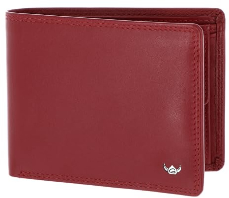 Golden Head Leder Geldbörse Polo RFID Protect Scheintasche 1138 Rot dunkelrot