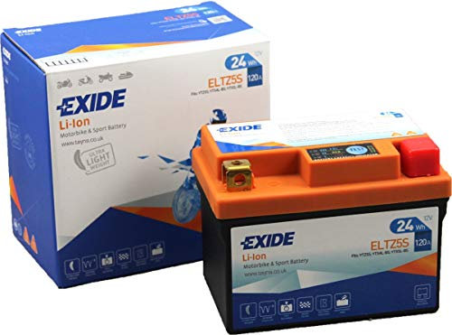 EXIDE - BATTERIE MOTORBIKE LITHIUM - Spéciale moto - Batterie 12V - 24WH - Haute performance