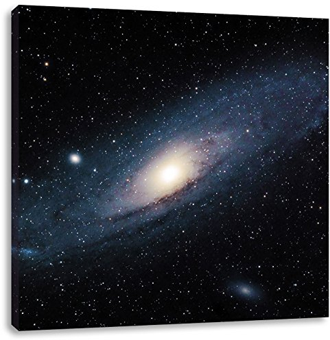 Pixxprint Sonnen im Weltall, Größe: 70x70, Leinwandbild Quadratisch, Wandbild, Kunstdruck, fertig bespannt