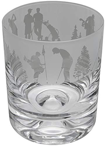 Animo Glass Golf Scene Whisky Tumbler
