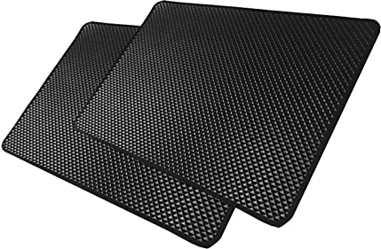 2 X KFZ Halterung Anti Rutsch Matte (27 x 15 cm) PVC Handy Anti Rutsch Pad Auto Matte Armaturenbrett Klebrige Pad Klebematte für Handy Sonnenbrille Schlüssel etc