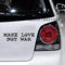 SUPERSTICKI Make Love not War 20 cm Peace Aufkleber Autoaufkleber,Wandtattoo Profi-Qualität für Lack,Scheibe,etc.Waschanlagenfest
