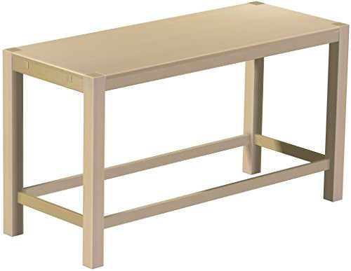 Hochtisch Rio Kanto 200x80 cm Birke mit Fußleisten Bartisch Holz Tisch Pinie Massivholz Stehtisch Bistrotisch Tresen Bar Thekentisch Echtholz Größe und Farbe wählbar Brasilmöbel