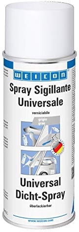 WEICON Spray Sigillante Impermeabilizzante Universale, materiale plastico liquido impermeabile, 400ml, colore: grigio
