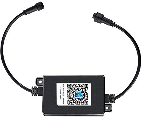 CHNXU RGB WiFi Smart Controller DC 12V RGB LED Einbauleuchten Bodeneinbaustrahler, Kompatibel mit Alexa, App, Google Home