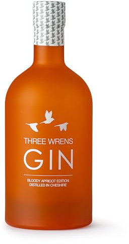 Three Wrens Blood Orange & Apricot Gin 70cl ❘ Gold Award Winning Gin 2023 | Flavoured Gin Infused With Fresh Sicilian Blood Orange, Apricot and Botanicals - Exotic Fruit Flavour & Refreshing Finish