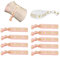 JGA Armbänder Set für Frauen 11 Team Bride Junggesellenabschied Frauen Dekoration und Haargummi Accessoires Braut Hochzeit weiß + pink (1 x Bride + 10 x Team Bride)
