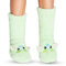 Disney Antirutschsocken Damen mit 3D-Ohren, One Size ABS Kuschelsocken Damen Antirutsch Haussocken Winter Frauen Geschenke (Grün Mandalorian)