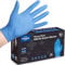 Disposable Nitrile Gloves, 6 mil, Heavy Duty Disposable Gloves, Large Size, Powder Free, Blue, Cooking Gloves, Mechanic Gloves, Latex Free Gloves, Food Safe Rubber Gloves for Food Prep, 100-ct Box