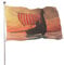 Dekorative Gartenflagge Hofbanner Wikinger Longship Sails Druck, Urlaub Willkommen Hofflagge Rasen Hängende Dekoration 60 x 90 cm