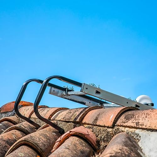HOSTRÖM Dachfirsthaken für Safein Dachleiter, Dachadapter 5 Jahre Garantie, Firsthaken Stahl