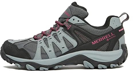Merrell Women’s Accentor 3 Gore-TEX Walking Shoes with High Traction Sole, Waterproof, Breathable, Durable (Grey, UK Footwear Size System, Adult, Women, Numeric, Medium, 8)