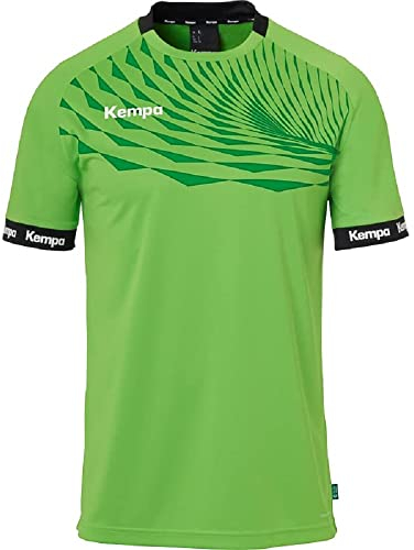 Kempa Herren Wave 26 Shirt Jungen Sportshirt Kurzarm Funktionsshirt Handball Gym Fitness Trikot, Hope Grün/Lagune, M EU