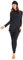 FYMNSI Muslimische Damen-Badeanzüge, Burkini, islamisch, bescheidene Bademode, volle Abdeckung, langärmelig, Oberteil, Hose, Hijab, 3-teiliges Set, Schwarz , M