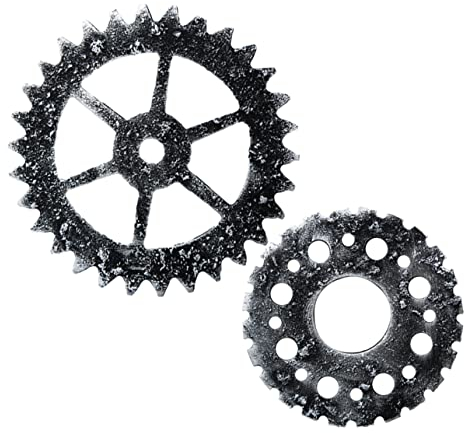 Yardwe Zahnräder Wanddeko Vintage-Deko Bürodeko Vintage Bürodeko Rustikale Zahnräder Wanddeko Holz-Zahnrad-Deko Holzzahnräder Zum Basteln Holz-Wanddeko Holz-Zahnrad-Wanddeko 2St