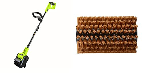 Ryobi RY18PCB-0 ONE+ Patio Cleaner with Scrubbing Brush (Bare Tool), 18 V & RAC820 Wood Scrubbing Brush for RY18PCB-0 (Single)