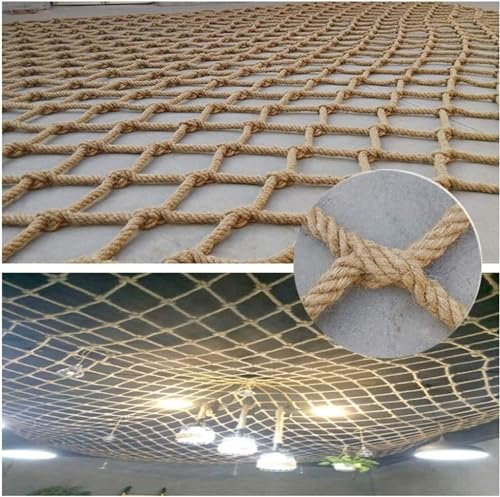 MDybf Seil Netting Outdoor Geländer Dekor Hanf Seil Cargo Net Kind Spielplatz Kinder Schaukel Hängematte Sicherheit Net Klettern Net for Outdoor (Size : 1m*3m)
