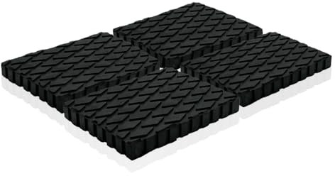 Gummiauflage für Hebebühnen und Autos - Gummiklötze und Gummiblöcke zum Sicheren anheben der Fahrzeuge (160x120x20mm, 1, Stück)