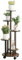 THCTYRP Supporto per fiori in bambù alto e basso, supporto per fiori Pothos, con ruote, per balconi del soggiorno, fioriera interna
