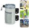 Bolsa de Almacenamiento de Bicicleta,Soporte Botella Bicicleta,Porta Bidones para Bici MTB,Portabidon Bicicleta Sin Tornillos,para Accesorios Bicicleta Montaña Patinete (Gris)