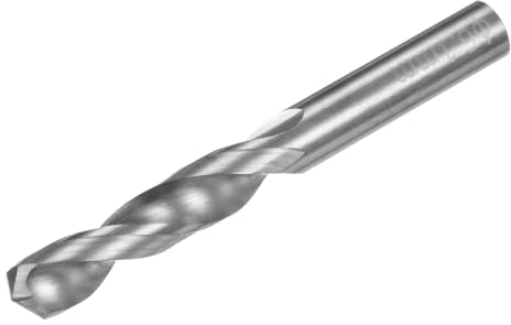 QUARKZMAN Massiver Hartmetall-Bohrer, 6,1 mm (0,24) YG6X/C3 Mikrokorn-Hartmetall-Spiralbohrer mit geradem Schaft zum Bohren von Edelstahl, Aluminium, Metall und Kunststoff