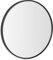Espejo de Pared Redondo con Borde de Aluminio Negro de Estilo Moderno y Sencillo Adecuado para Decoración, Recibidor, Baño, Dormitorio, Tocador y Vestidor