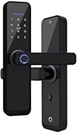 Compatible with Zigbee Door Lock Biometric Fingerprint Locker Hotel Airbnb Smart Entry Home Handle App Unlock Digital Smart Lock (Color : 200 22 5050) (6085)