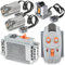 Cobers 5Pcs Power-Function Set Compatible with Major Brand Technic-Parts Motor-Set IR Receiver Remote-Control AA Battery Box