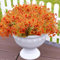 Jadeunm 10 Bündel Künstliche Herbstblumen Künstliche Herbststrauß Wetterfest Herbst Balkonpflanzen Herbst Kunstblumen wie Echt Herbst Deko für Garten Tischdeko Hause Dekoration